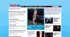 Desktop Screenshot of movies.ru